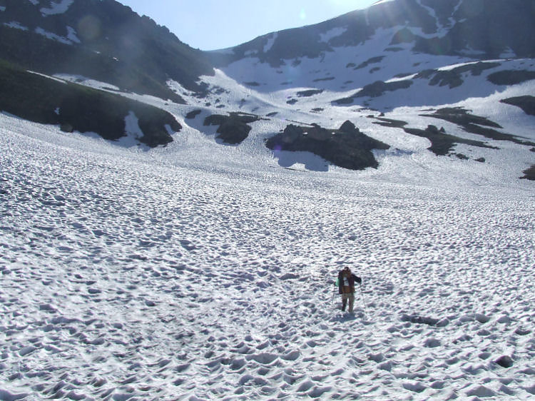  La  montée col de Fréssinère