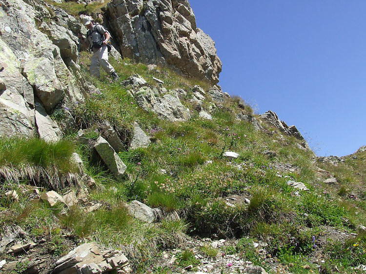 Descente de la pointe