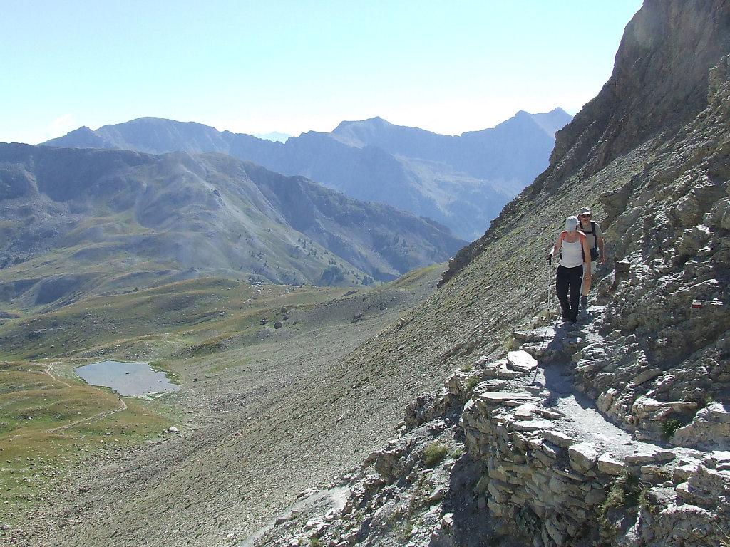 Montée au col