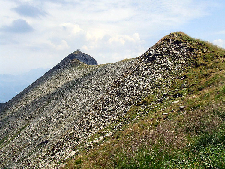 Sur la crête.