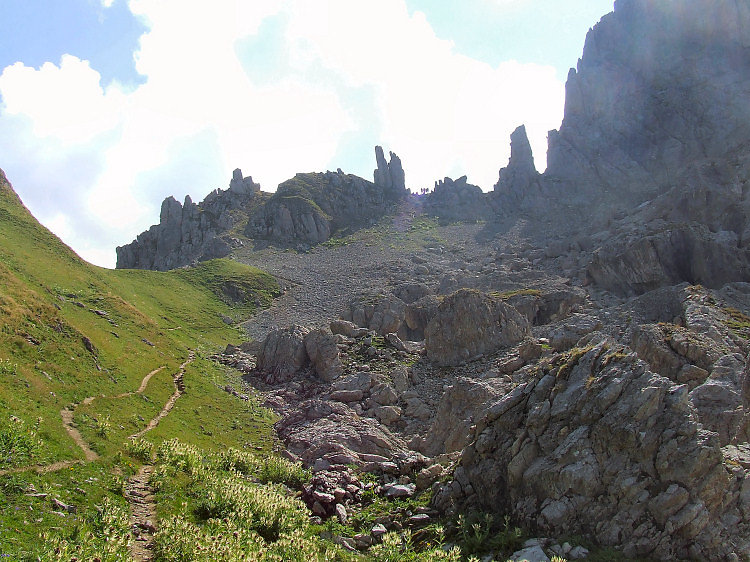 Vue sur le col Tutu