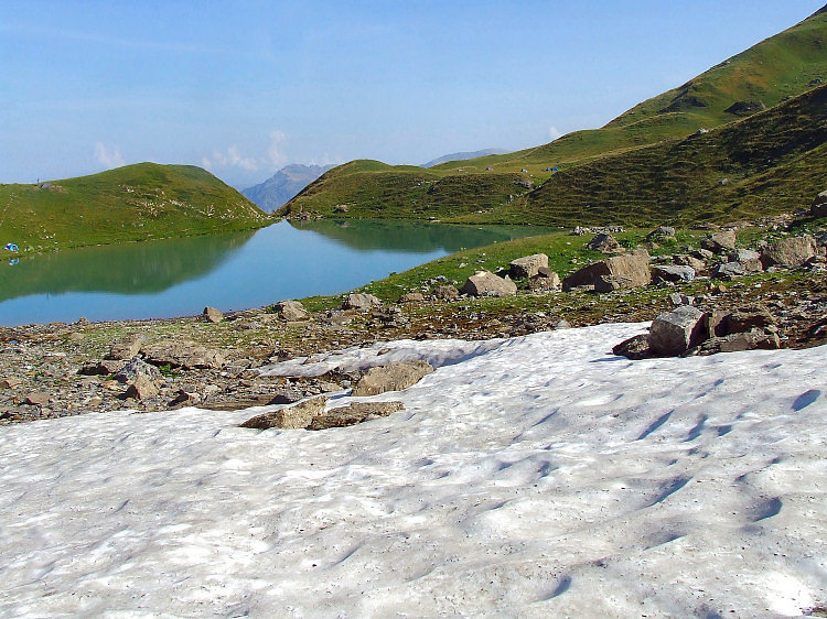 Vue sur le lac d'Amour